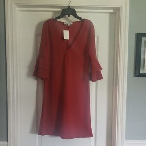 The Vanity Room Red Long Sleeve Dress